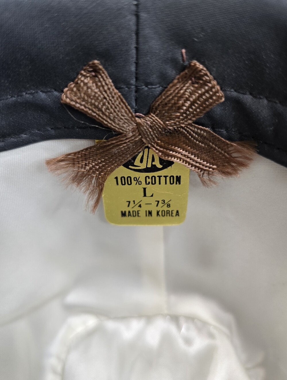 Vintage Youngan Blue Denim Cowboy Hat with Embroidered Band - Picture 3 of 11